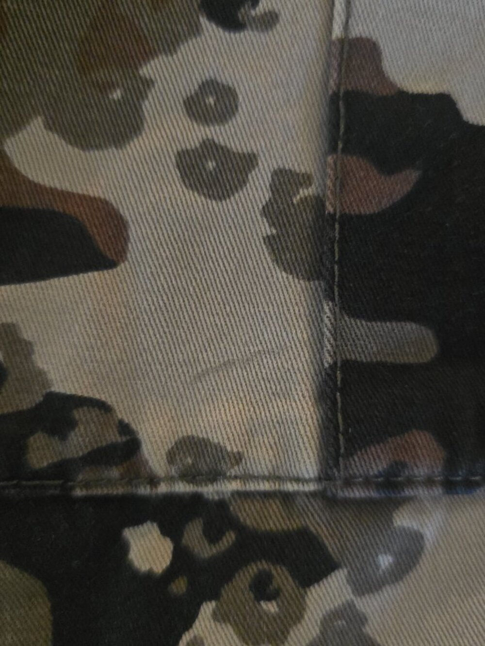 Volcom March Cargo Pants Camo Mens Size 33 Relaxed Straight Cotton - Picture 7 of 9
